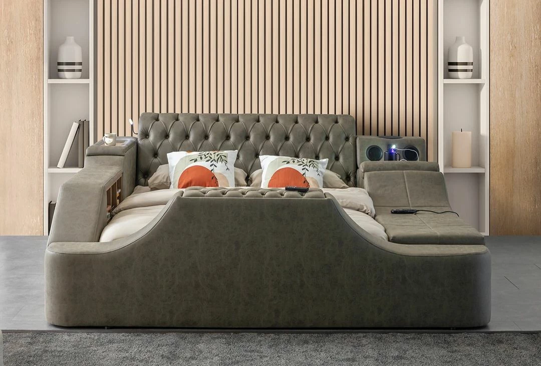 Krevat dopio Skye Decor, Dorwatch Smart, ngjyrë kafe