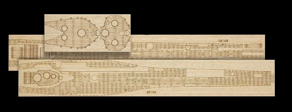 Model plastik nëndetëse gjermane Revell Type VII C/41, 1:72, 832 pjesë, Level 5