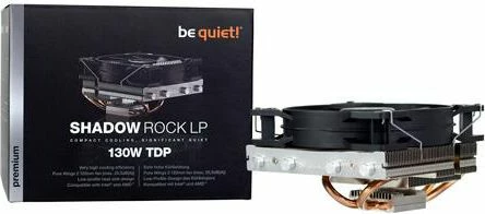 Ftohës CPU be quiet! Shadow Rock LP BK002, 120mm PWM, 130W TDP, low-profile, e zezë