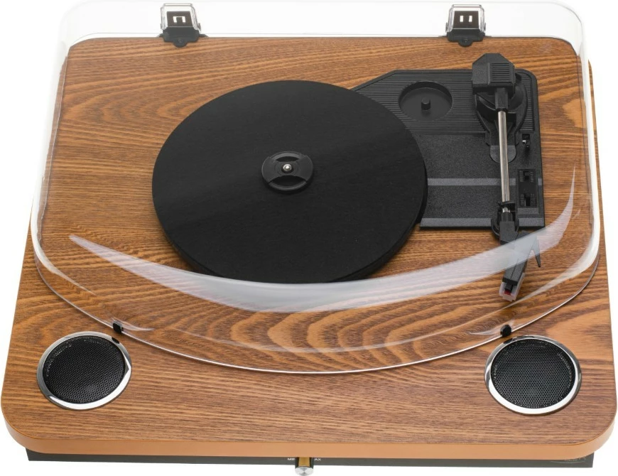 Gramafon Adler AD1914Wood me Bluetooth, USB, ngjyrë dru