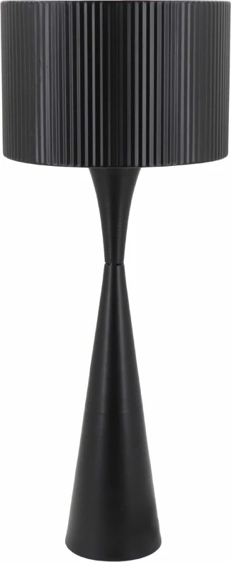 Llambë tavoline LINEAR 75.5, metal i zi, 30x30x76cm