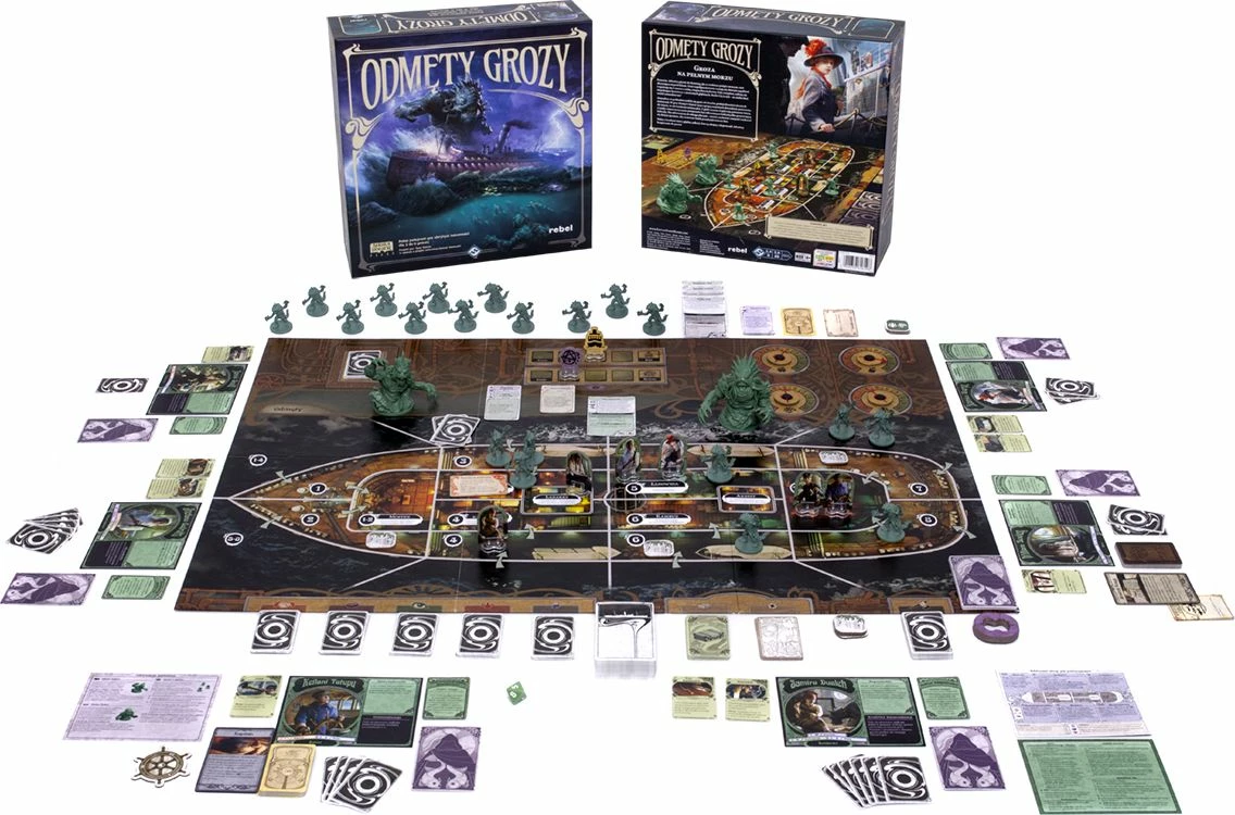 Lojë tavoline Rebel Odmęty Grozy (Abyss of Horrors), 3-6 lojtarë, 240 min, 14+, version polonisht
