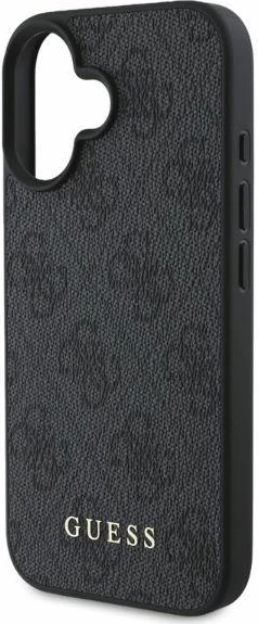Mbështjellës Guess 4G Classic për iPhone 16, i zi