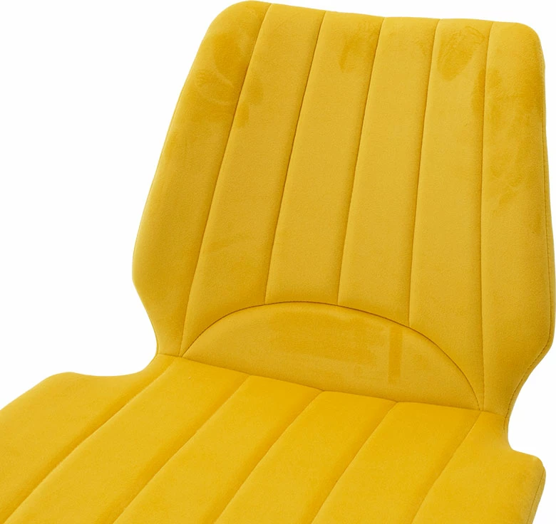 Karrige Sabia kadife e verdhë-këmbë e zezë