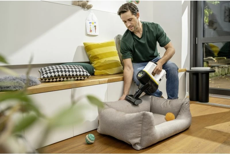 Furçë turbo mini KARCHER 2.863-090.0 për VC4/VC6/VC7, e zezë/verdhe