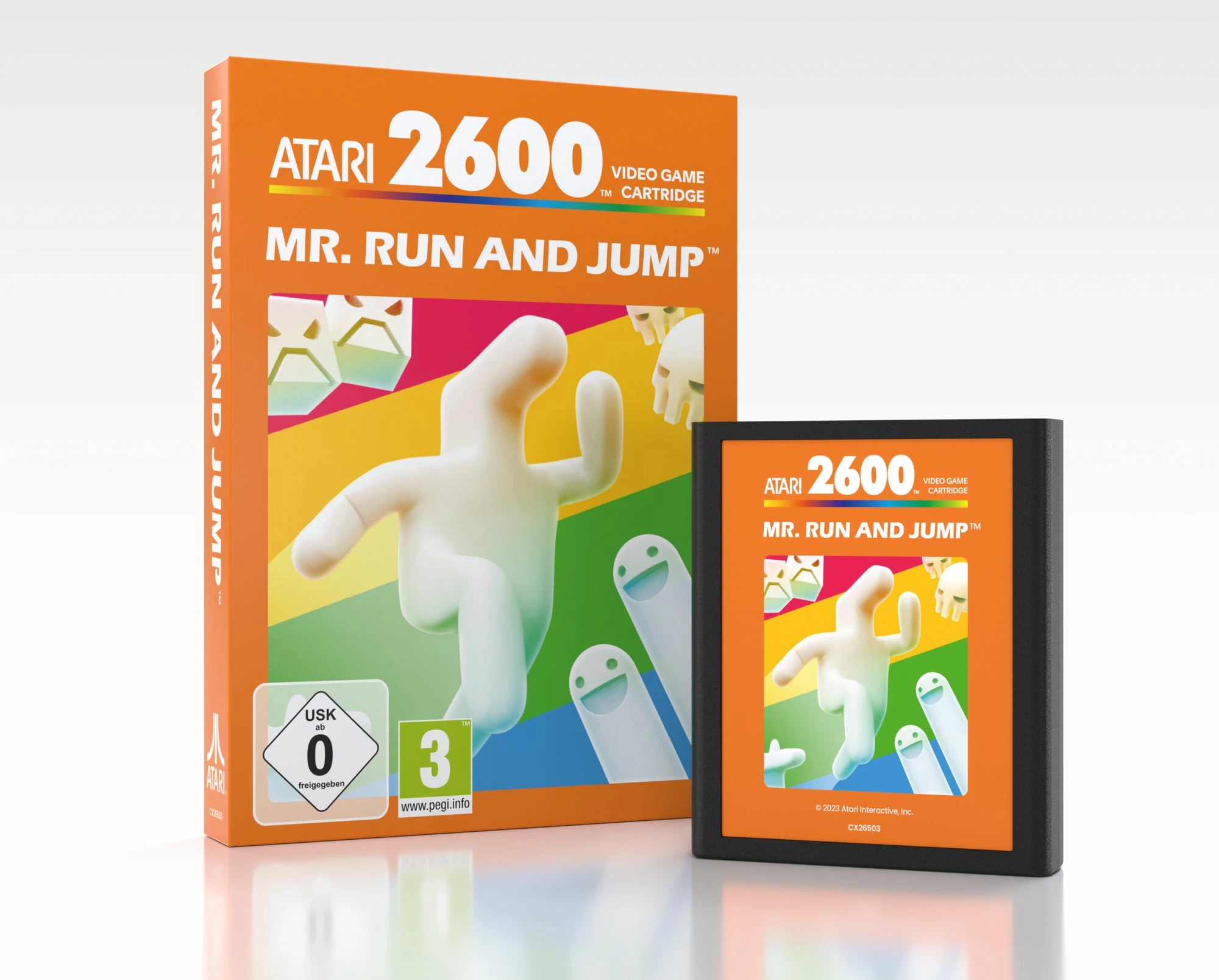 Kasetë loje, Replai, Mr. Run and Jump, për Atari 2600+, PEGI 3