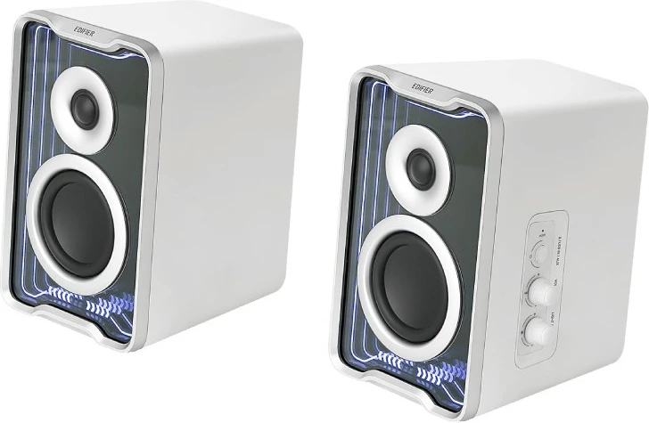 Altoparlantë Edifier QR30, Bluetooth, RGB, të bardha