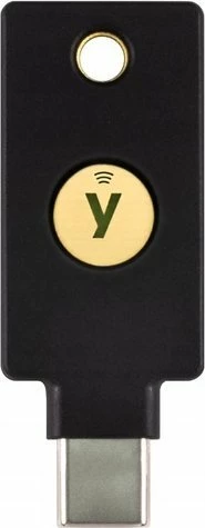 Çelës sigurie Yubico Security Key C NFC, USB-C, NFC, FIDO2/U2F, i zi