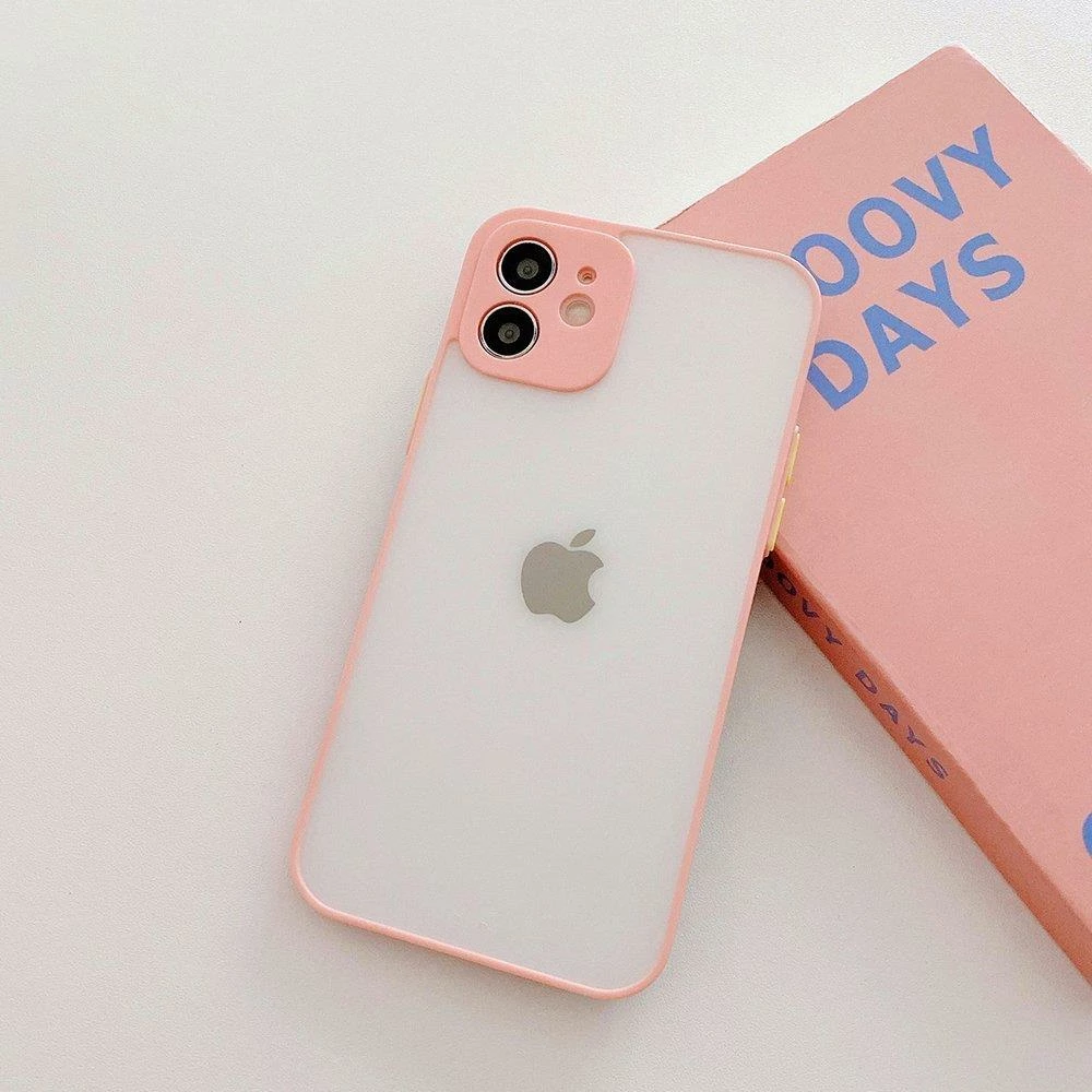 Mbështjellës silikon Hurtel Milky Case për Samsung Galaxy A42 5G, rozë