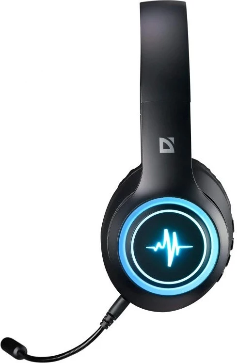 Kufje Defender Bluetooth Freemotion B571, LED, Të zeza