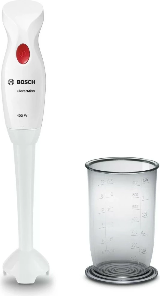 Blender dore Bosch MSM14100 400 W 0.7 L i bardhë me enë matëse