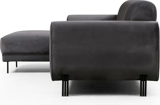 Kënd divan-krevat Atelier del Sofa, këndi majtas, anthracite