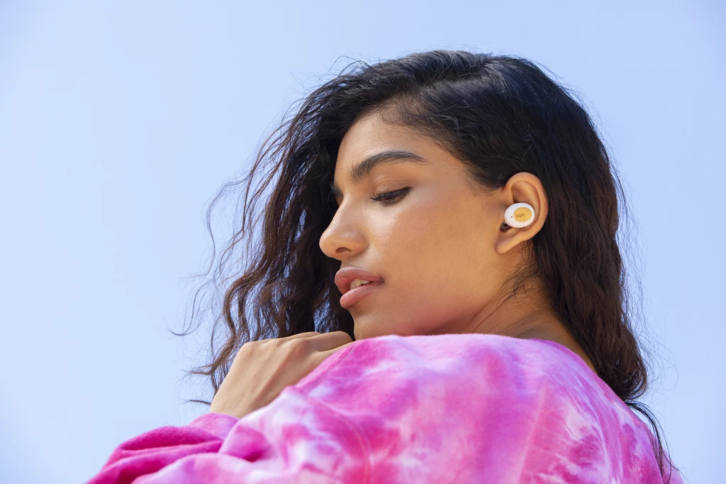 Kufje true wireless House of Marley Champion, Bluetooth, IPX4, 8h/28h, USB-C fast charge, bezhë