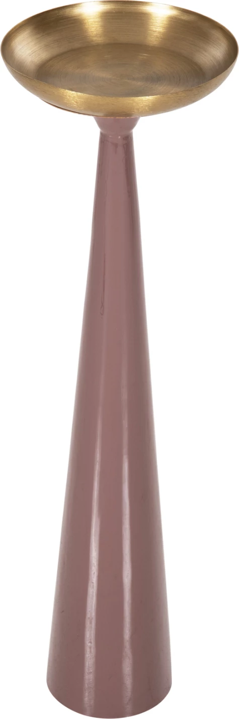 Shandan dekorativ për dysheme, ngjyrë korali të lehtë-ari, FH4244.06, Φ20.5x68H cm