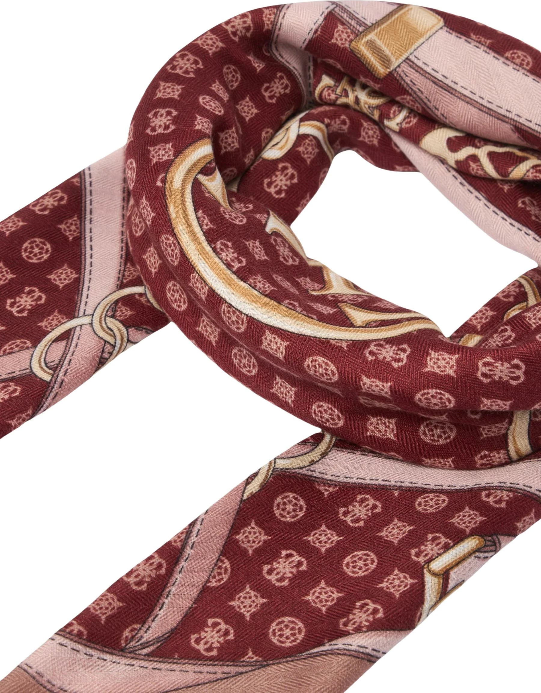 Shall për femra Guess AW5679 POL03, bordo