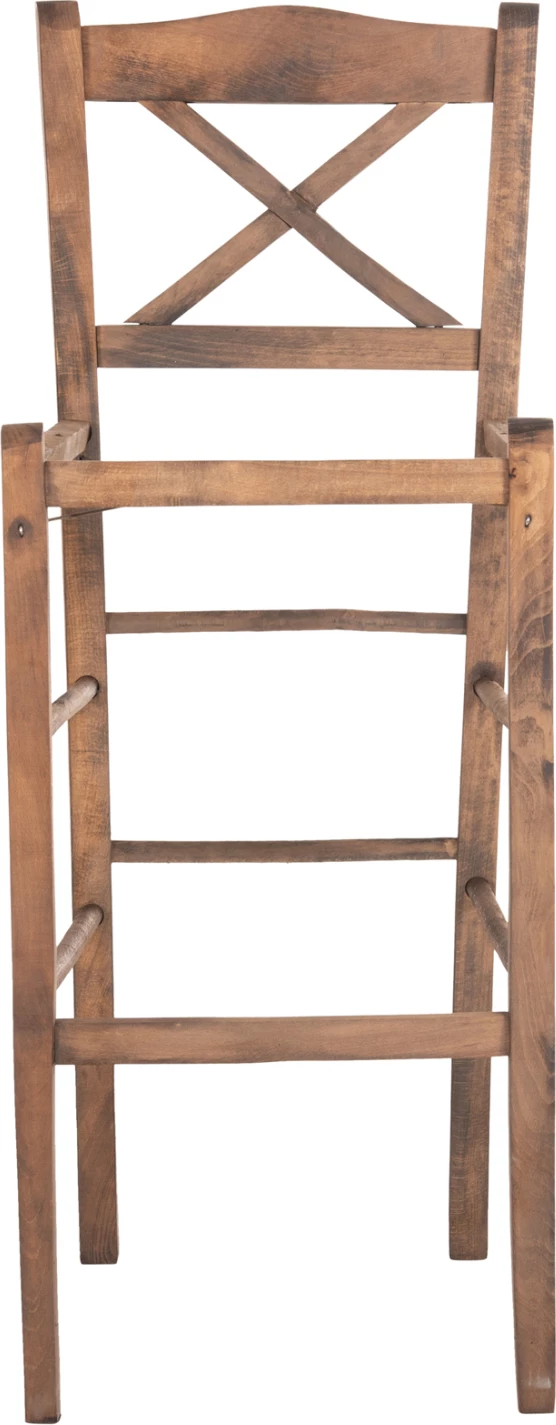 Karrige për bar LUCIUS FH5586.01 dru ahu, ngjyrë arre, 40,5x40x105H cm, vetëm korniza