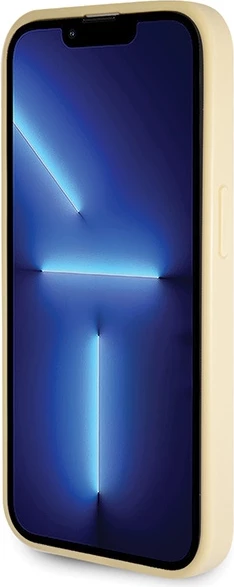 Mbështjellës Guess Glitter Script Big 4G për iPhone 14 Pro, Ari