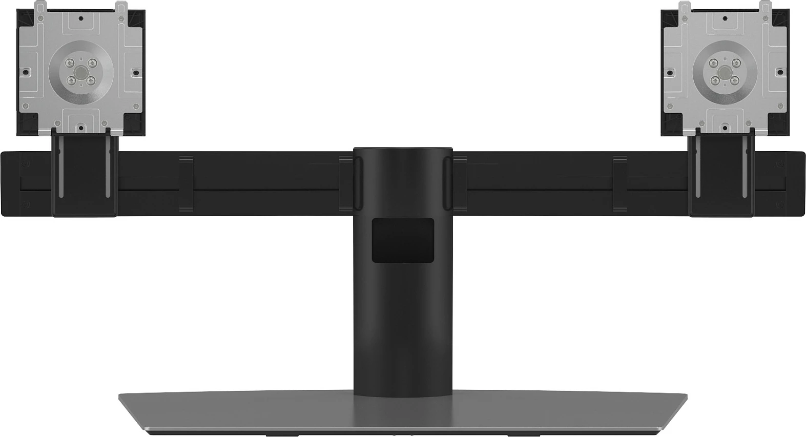 Mbajtës tavoline për dy monitorë Dell Pro MDS19, VESA 100x100, 19-27", rregullim lartësie, alumin/zezë