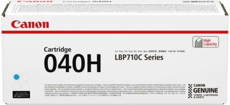 Toner Canon 040H (0459C001) kapacitet i lartë ~10,000 faqe, Cyan