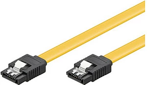 Kabllo SATA III Goobay 20cm, 6Gb/s, e verdhë/zezë
