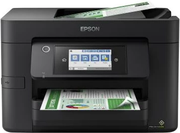 Printer multifunksional Epson WorkForce Pro WF-4825DWF (C11CJ06404), A4, inkjet, duplex, Wi‑Fi/Wi‑Fi Direct, ADF 35 fletë, ekran me prekje 10.9 cm, e zezë