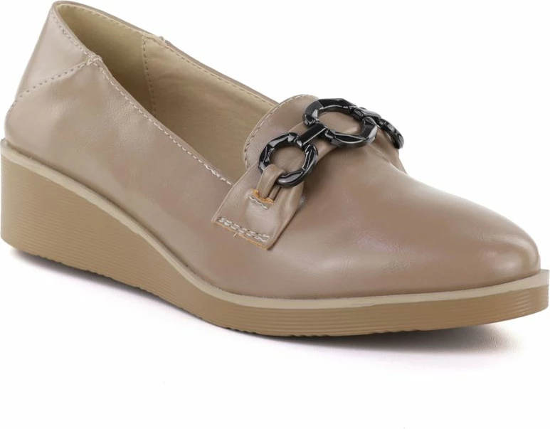 Këpucë platforme femra M. Daszyński MR2265, bezhë