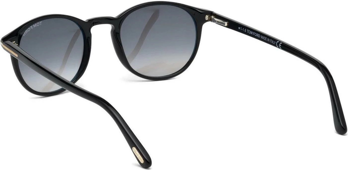 Syze dielli për meshkuj Tom Ford Andrea-02 FT0539 01B, të zeza [Ngjyra: 48]