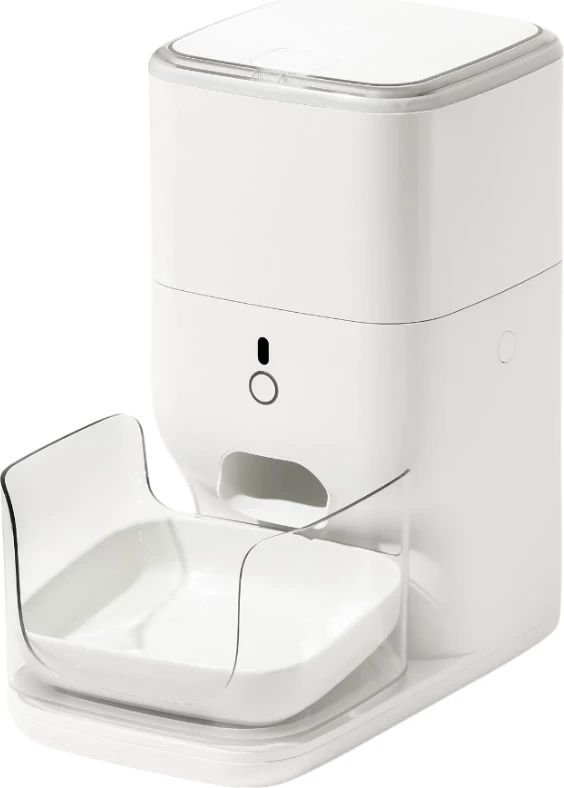 Dispenser smart ushqimi për mace Catlink Fresh 2 Luxury 4L Wi‑Fi, i bardhë, set