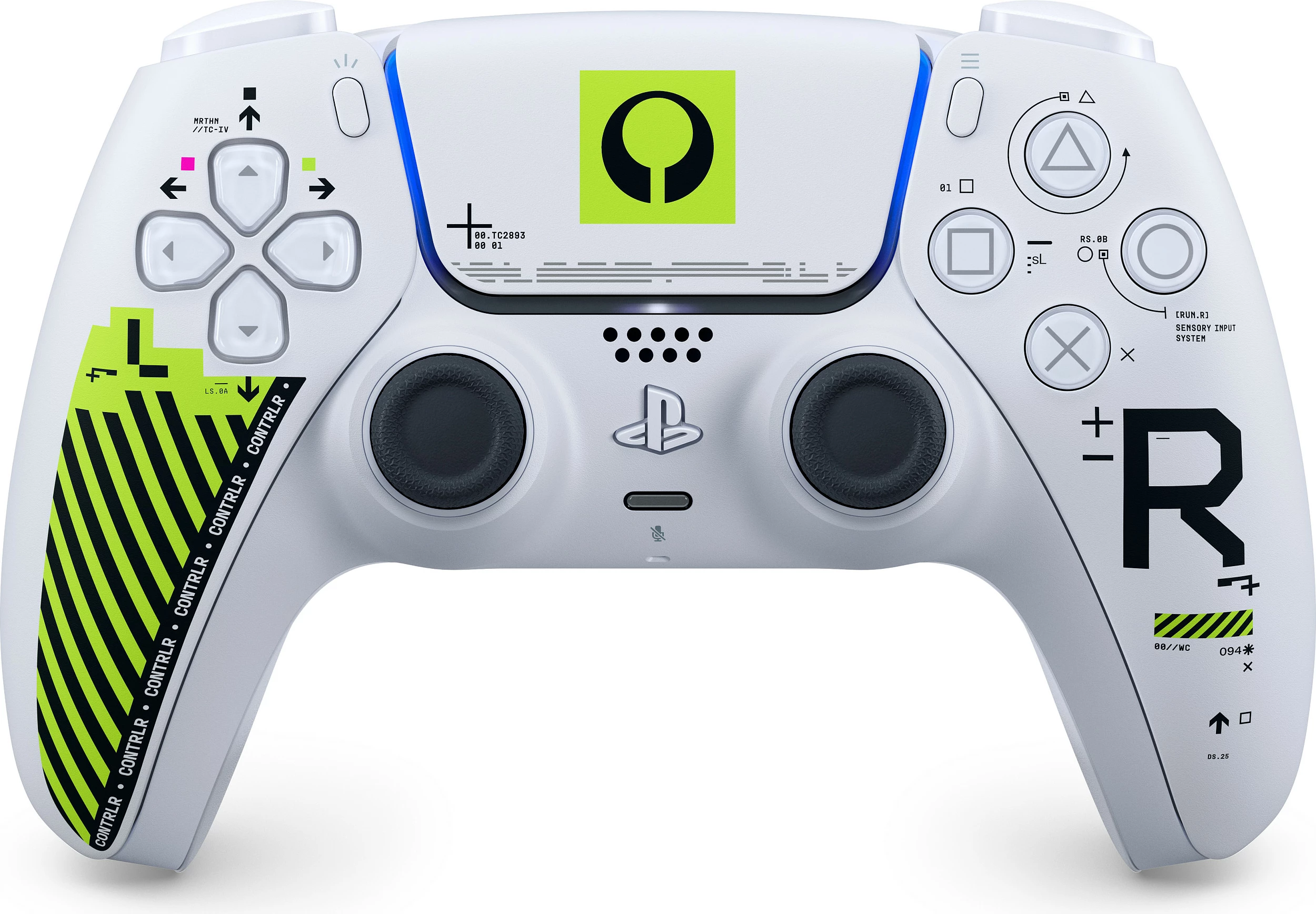 Kontroller Sony PS5 DualSense V3 Marathon Limited Edition, bardhë/gri me detaje jeshile