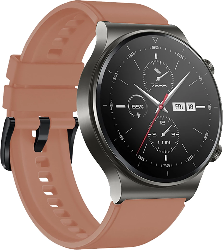 Rrip silikoni për Huawei Watch GT 2/3/4/2 Pro/3 Pro/4 Pro/GT 2e 46mm Hurtel, Klaret