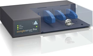 Dongle server SEH dongleserver Pro, 8x USB (4x USB 3.0 + 4x USB 2.0), Gigabit Ethernet, zi/kaltër
