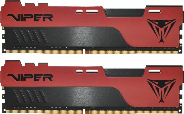 RAM memorje Patriot Viper Elite II PVE2432G320C8K 32GB (2x16GB) DDR4 3200MHz CL18 UDIMM, kuqe/zi (set)