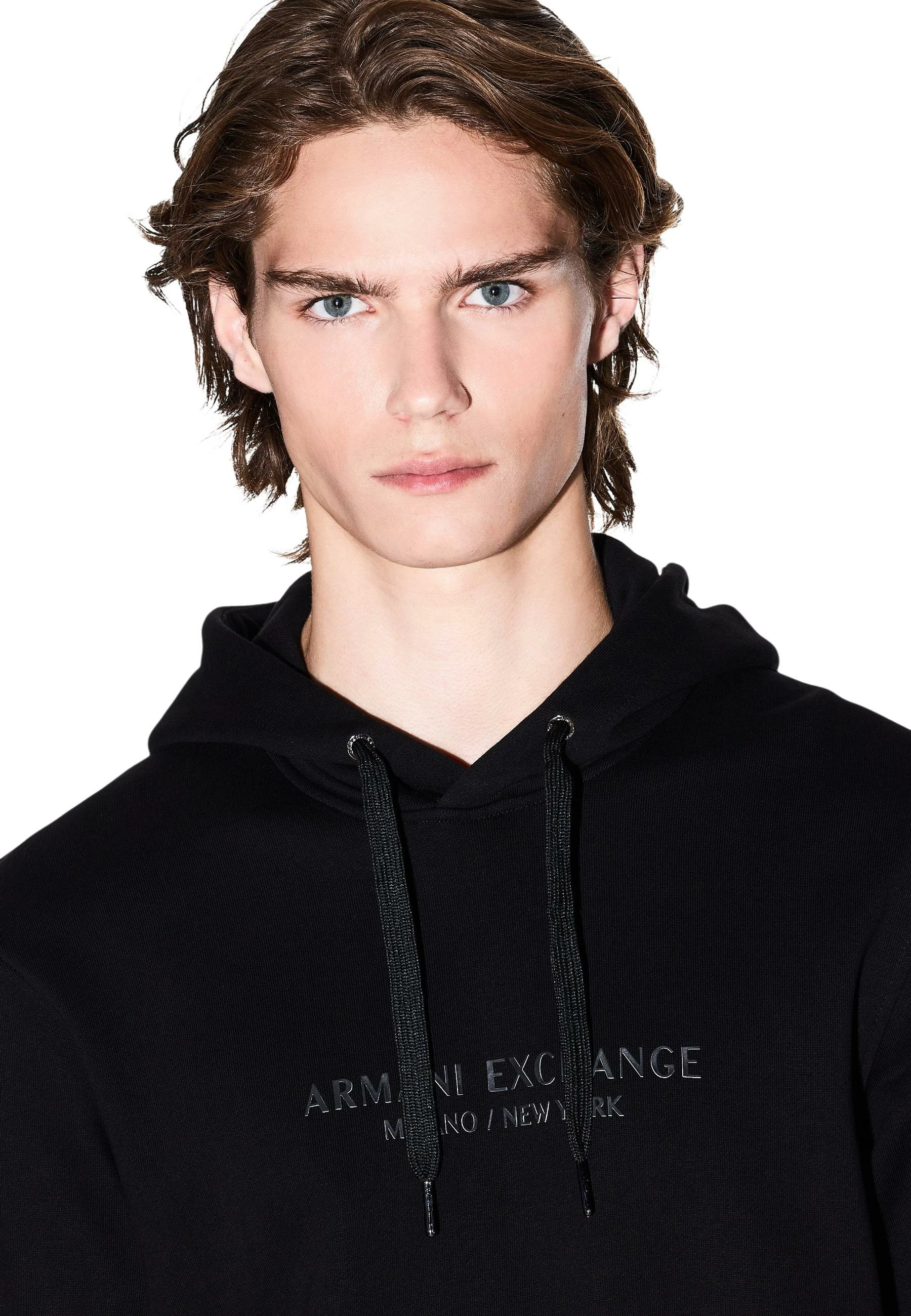 Duks me kapuç për meshkuj Armani Exchange XM001294 AF20934, i zi [Madhësia: L]