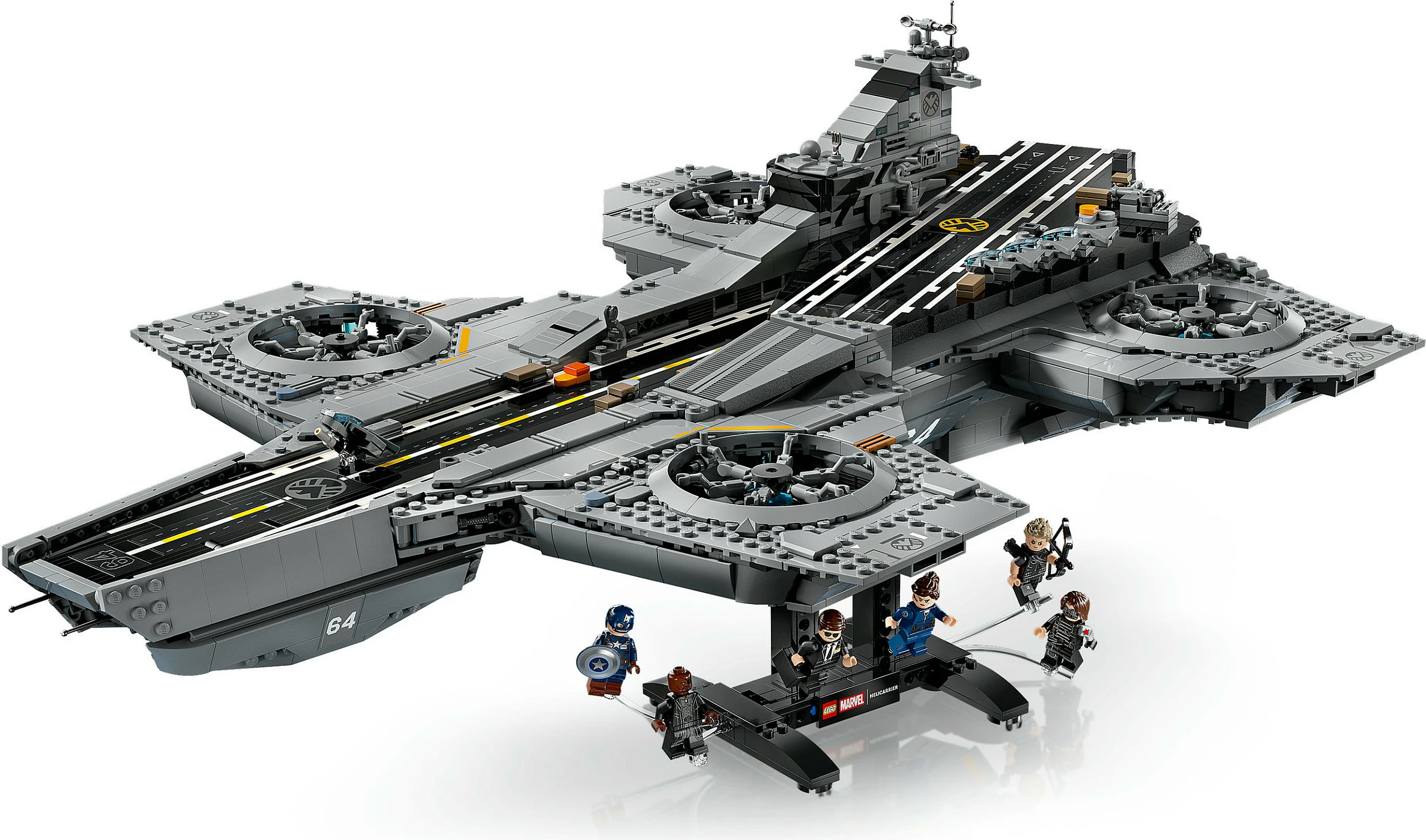 Set ndërtimi LEGO Marvel 76354 S.H.I.E.L.D. Helicarrier, 3057 copa, Multicolor