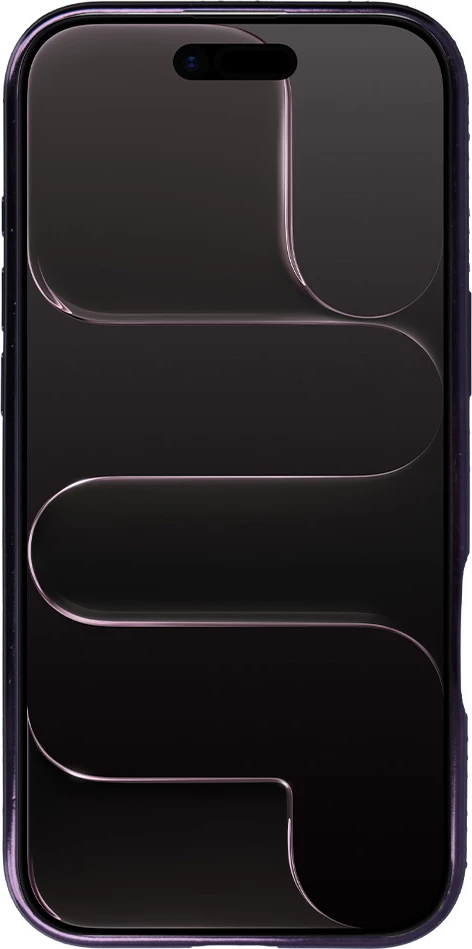 Mbështjellës silikoni MagSafe ONASI 24504 për Samsung Galaxy A57, transparent me xixa, vjollcë transparente