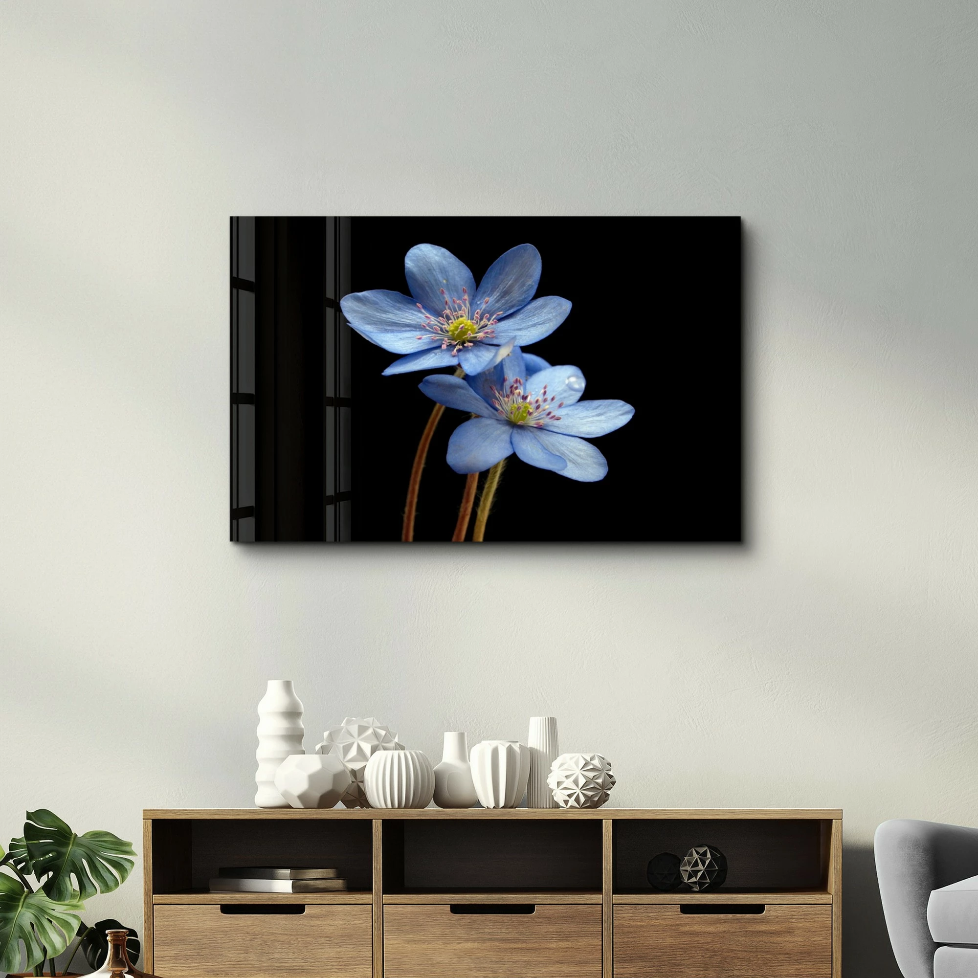 Pikturë dekorative prej xhami të temperuar, Wallity OGLS-1174, 70x110cm