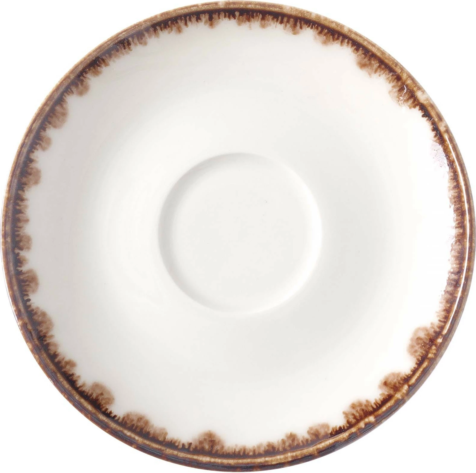 Pjatëz espresso Fine Dine Vanilla, 115 mm, porcelan, set 6 copë, krem