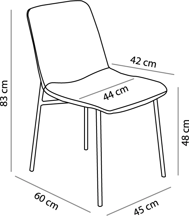 Karrige Brick, ngjyrë krem, 45x60x83
