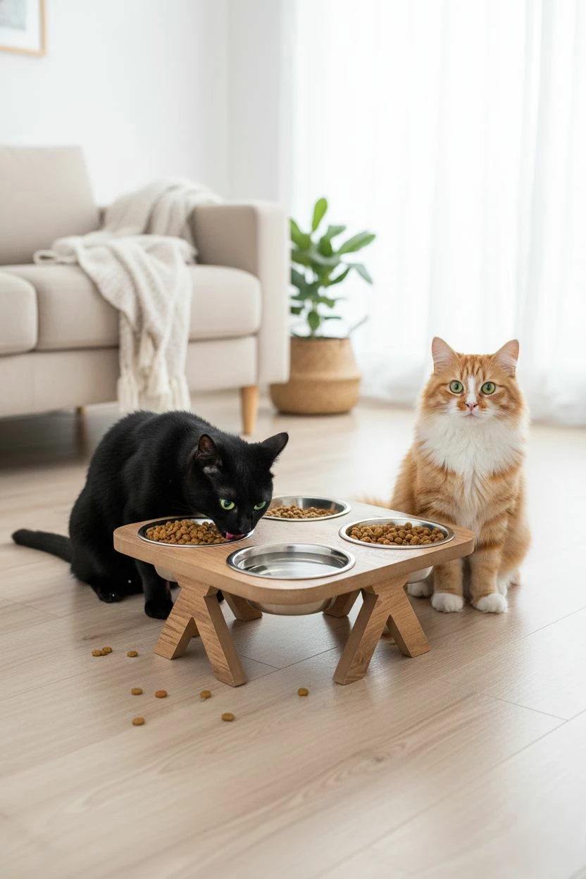 Enë ushqimi për kafshë, Paws & Whiskers, Apvm15, shumëngjyrëshe