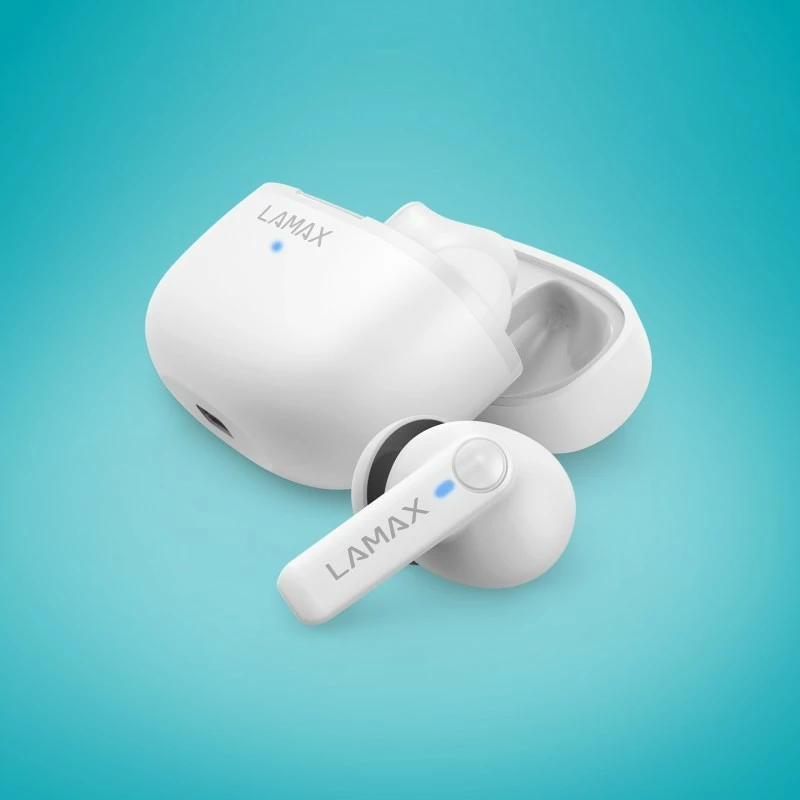 Kufje Lamax In-Ear Clips1 Play, Bluetooth 5.3, 35 orë, e bardhë