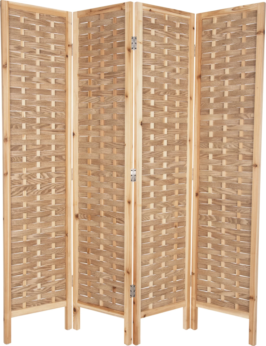 Ndarës me 4 fletë SENTINEL FH4227 bambu ngjyrë natyrale 162x2,5x180Hcm