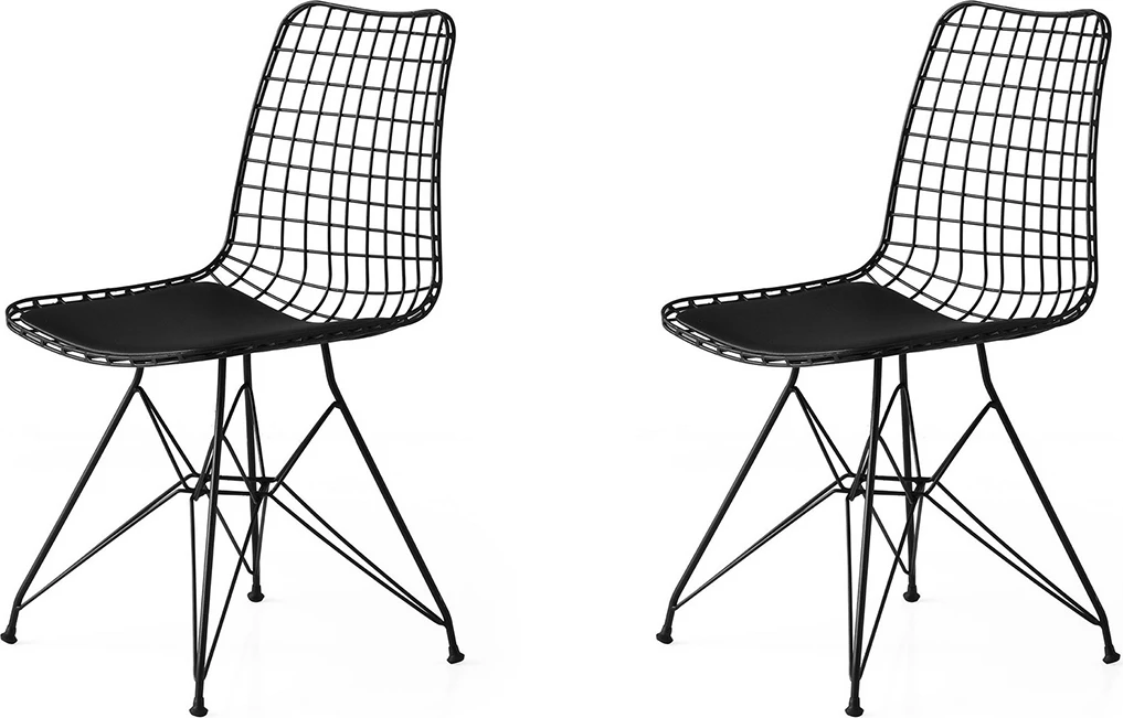 Set karrigash (2 copë), Skye Decor, Tivoli 271 V2, ngjyrë e zezë