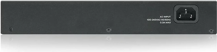 Switch Zyxel GS1100-24E, Unmanaged, Gigabit Ethernet (10/100/1000), Montim në rack, Montim në mur, Ngjyrë e zezë
