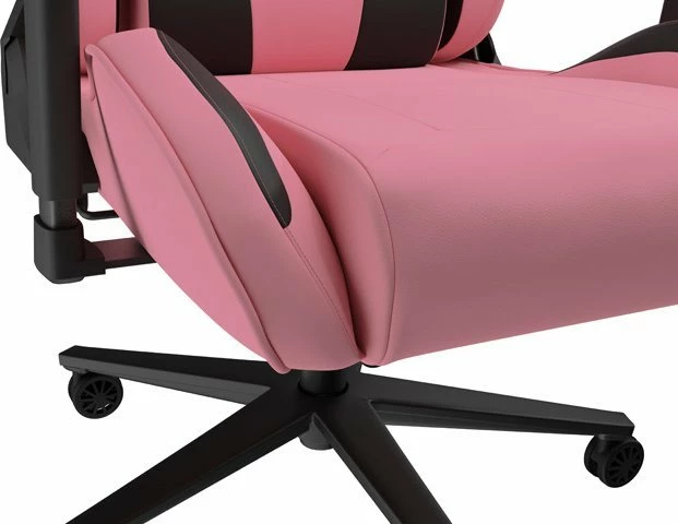 Karrige gaming Genesis Nitro 720 NFG-1928, lëkurë ekologjike, mbajtje 150 kg, 3D armrest, Rozë/zezë