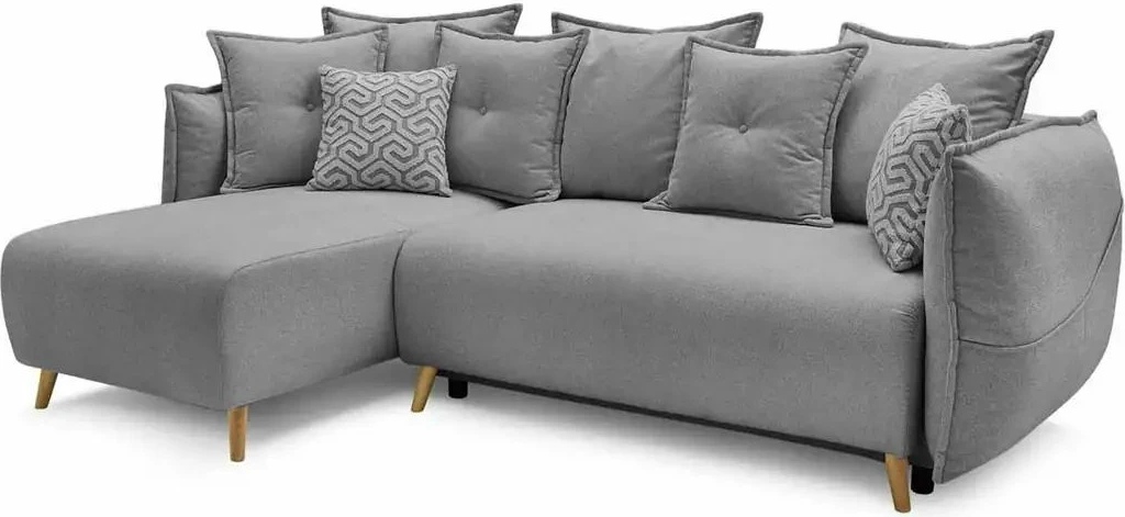 Kënd-sofë krevati Atelier del Sofa, gri, Puffy