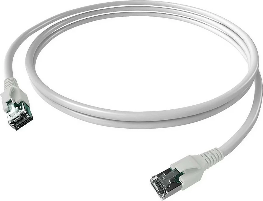 Kabllo rrjeti EasyLan CP1KWBWBW0005, Cat6a S/FTP, 0.5m, 10Gbps, PoE++, e bardhë