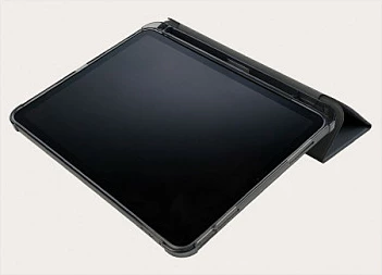Mbështjellës folio Tucano Satin për Apple iPad 10.9" (10th gen 2022), stand, anti-shock, hirtë/transparent