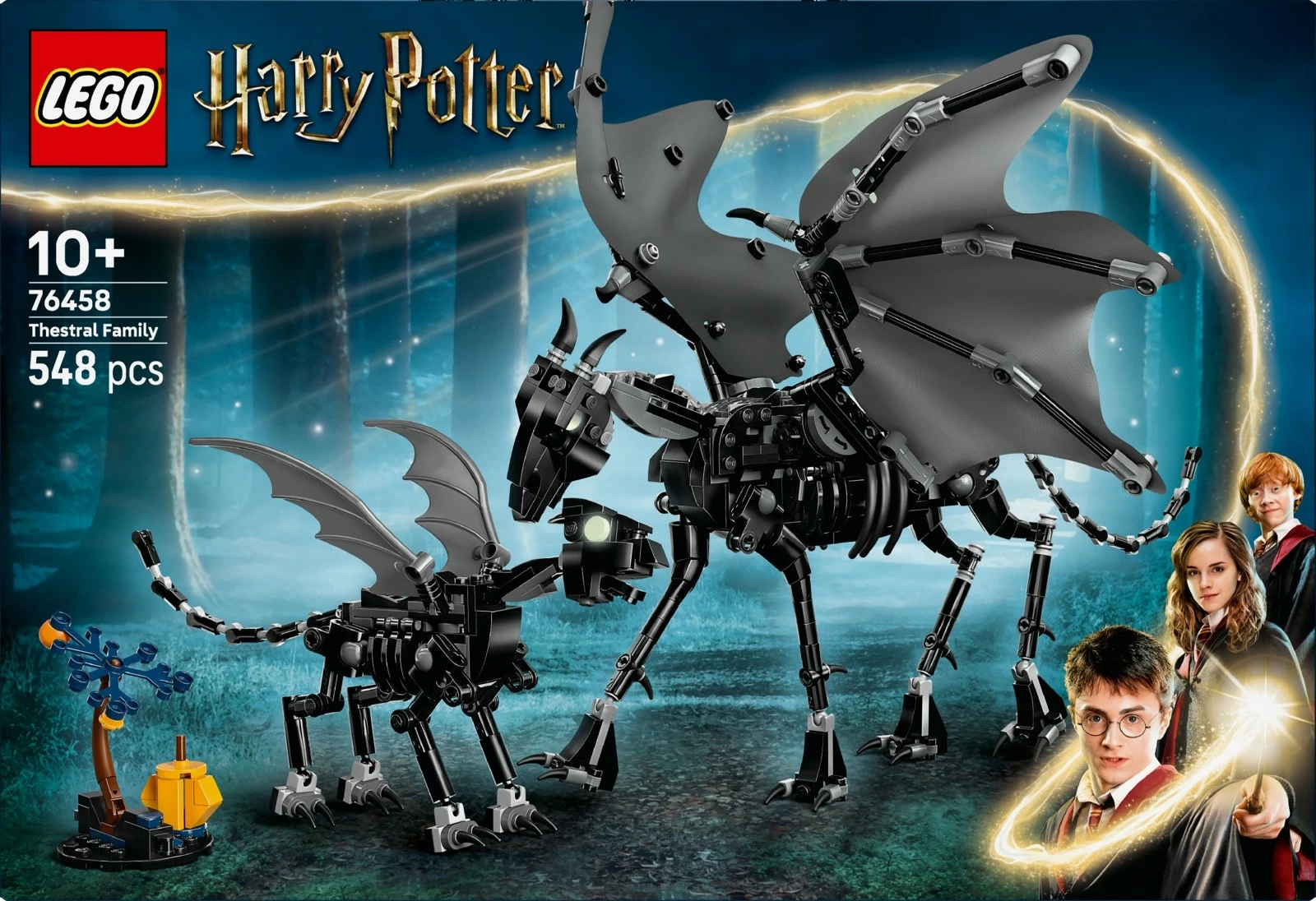 Set konstruktues LEGO Harry Potter 76458 Thestral Family 548 pjesë, moshë 10+, plastikë