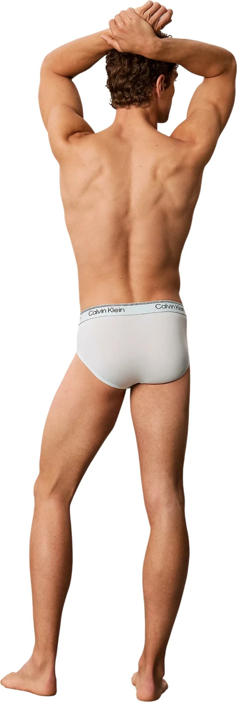 Të brendshme për meshkuj Calvin Klein Underwear Hip Brief 3PK LV00NB4408, të zeza-gri [Madhësia: S]