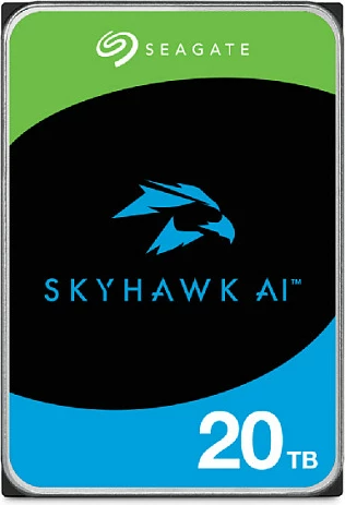 Hard disk Seagate SkyHawk AI, 20 TB, 7200 RPM, 512 MB, 3.5", Serial ATA III